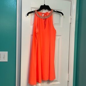 Coral dress